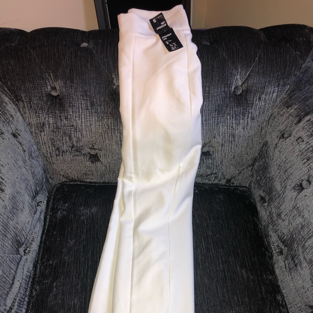 Size small off white dress pants